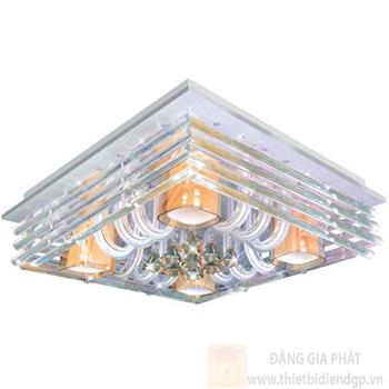 Đèn ốp trần Led vuông L600*W600, E27*10 lamp, Led color changer, mp3 NC 7159